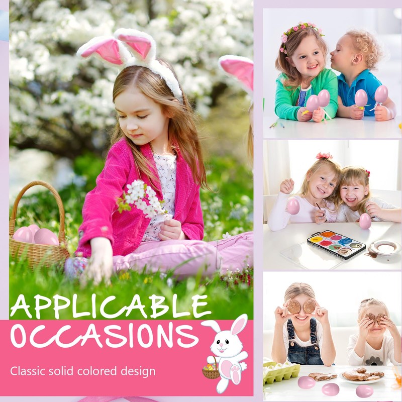 kymqlyw 150 Pcs Easter Eggs Plastic Fillable Easter Eggs Bulk