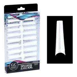 Tips Coffin Xxl  Cowboy 240 Piezas. Elige Color. Gc Nails                                                                                             