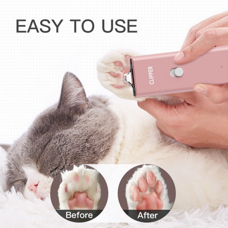Grimgrow Dog Cat Home Hair Waterproof Clipper Portable Electric USB