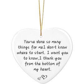 DWUENT Thank You Gift, Friend Gifts, Friendship Gifts, Acrylic Heart Keepsake for Women, "Sometimes Amazing People Forget How Amazing They Are" Appreciation Present for Mentor, Teacher, Colleague