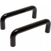 Mainstays P11275L-FB Flat Black 3" Plastic Wire Cabinet Drawer Pulls 2 Pack