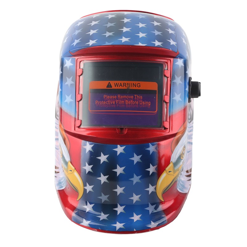 Solar Powered Welding Helmet Auto Darkening Hood with Adjustable Shade