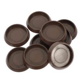 NOLITOY 10Pcs Multi Function Plastic Furniture Coasters Non Slip Chair Wheel Stoppers for Floor Protection Durable Bed Stoppers Easy to Remove Safe for Pets for Sofas