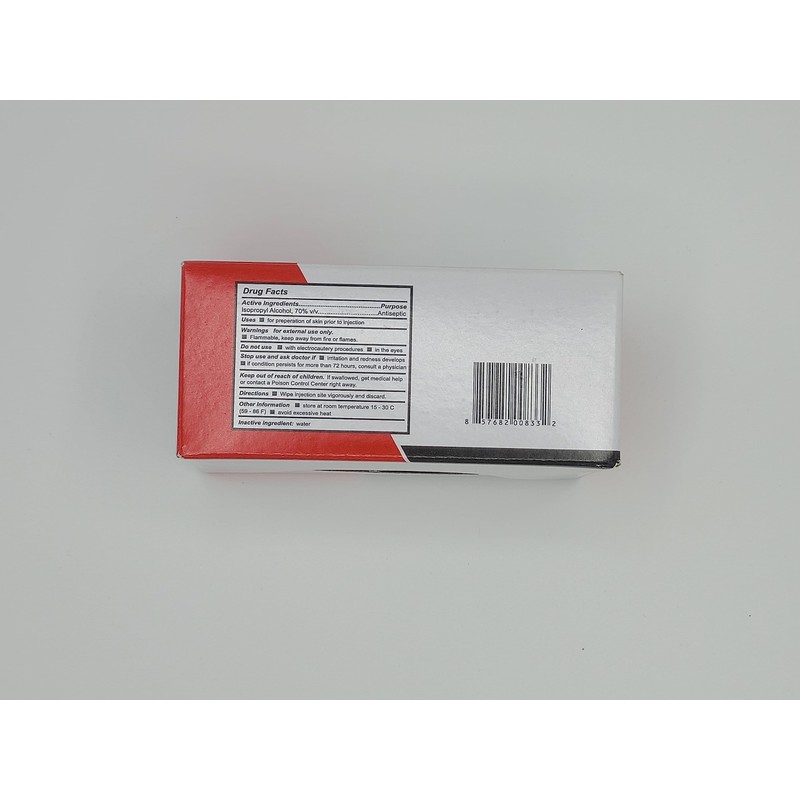 BH Supplies Alcohol Prep Pad Sterile, Medium 2-Ply, 200 Count