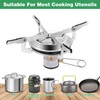 WADEO Portable Camping Stove Burner, Backpacking Stove with 1LB Propane