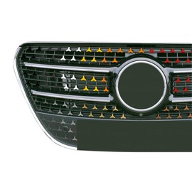 Diamond Grill Foil Sticker for Mercedes V-Class W447 Vito Facelift Stars Grill Sticker (Black)