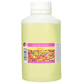 Cupcake World Intense Food Flavouring, Butter, 500 ml