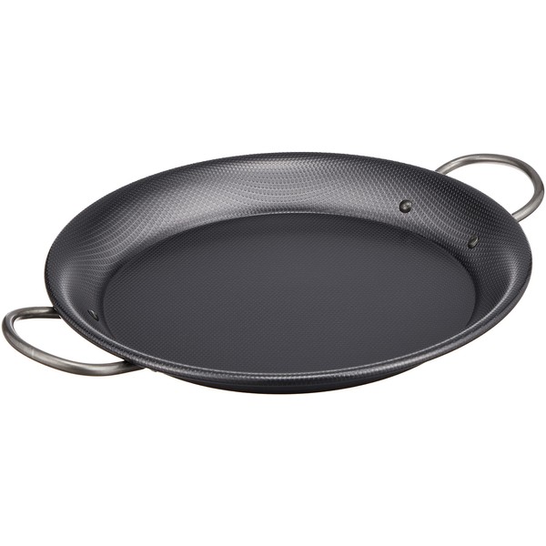 Endoshoji PPE1028 Professional Paella Pan, 11.0 inches (28 cm), Super Embossed, Iron, Made in Japan