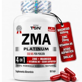Zma Testrol Platinum Magnesio Glicinato Zinc Cápsulas
