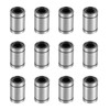 12 Pcs LM8UU Linear Ball Bearings, 8mm Bore Dia, 15mm