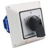 Baomain Rotary Cam Changeover Switch with Exterior Box 125A 12-Terminals