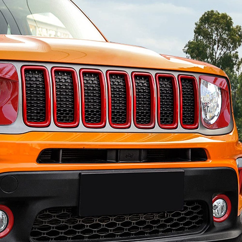 idain Set of 7 Front Grille Mesh Inserts ABS Grille