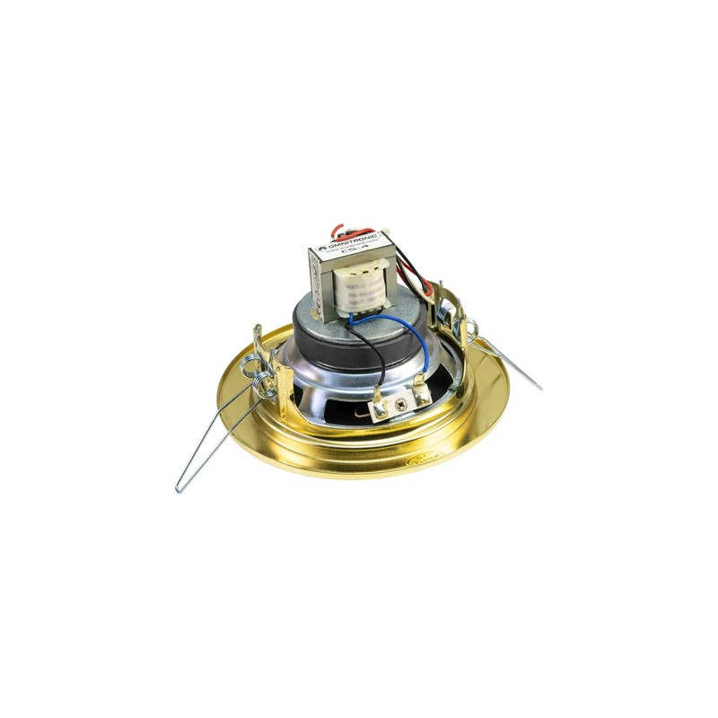 OMNITRONIC CS-4G Ceiling Speaker Gold | 2-Way 4 Inch Broadband