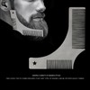 Beard Shaping Tool with Inbuilt Comb Beard Straightener Shaper for