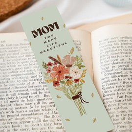 8’X2’ Bookmark for Mom | Gift for Mothers (Mom You Make Life Beautiful, Single)