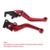 Clutch Brake Handle Levers, Keenso 1 Pair 7/8" Aluminum Alloy