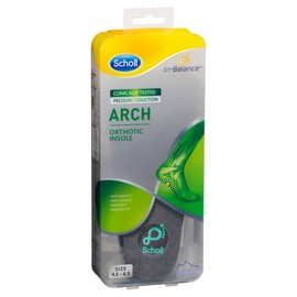 Scholl In-Balance Arch Orthotic Shoe Insole Small Size 4.5-6.5