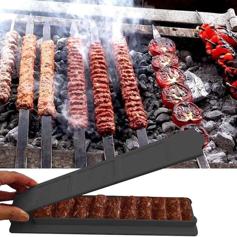 Kebab Maker, Kebab Press, Manual Kabob Maker, Plastic Kebab Machine,