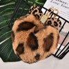 Sdopbinbin Leopard Bow Keychain for Purse Bag Charm Accessories Brown