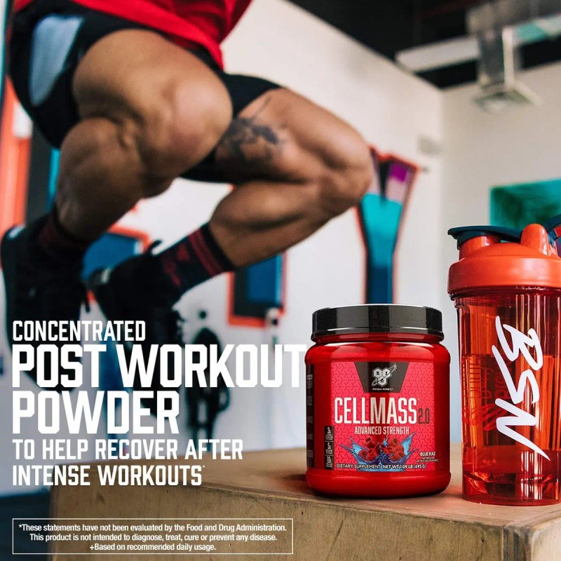Creatina Bsn Cellmass Post Entrenamiento 495 Sabor Artic Berry