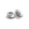 sourcing map 100Pcs M3 K-Lock Nut with External Tooth Washer,