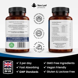 Probiotics for Daily Gut Health - Multi Strain Probiotic Supplements - Acidophilus Tablets High Strength - Digestive & Gut Health Supplements Lactobacillus - Vegan, GMO-Free, Gluten-Free