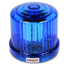 Lite-it Blue Magnetic LED Beacon, Battery Operated