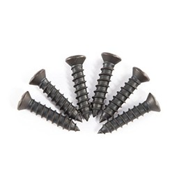 Pony 1983-1989 Mustang Convertible Seat Belt Bezel Screws 6pc Hardware