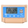 MPPT Solar Charge Controller, 12V 24V LCD Display, Dual USB