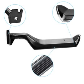 YMHHefy Black Interior Metal Door Handle Front Left Driver Passenger Compatible with 1987-1996 Ford Bronco F150 F250 F350 F53 F59 F800 E7TZ-1522601-A E7TZ-1522600-A 77177 77178 2Pcs