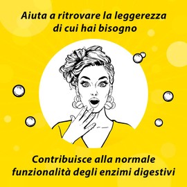 Citrosodina Integratore Digestivo per Digestione Difficile, Integratore Alimentare di Calcio al Gusto Limone Senza Zucchero, 20 Bustine Effervescenti