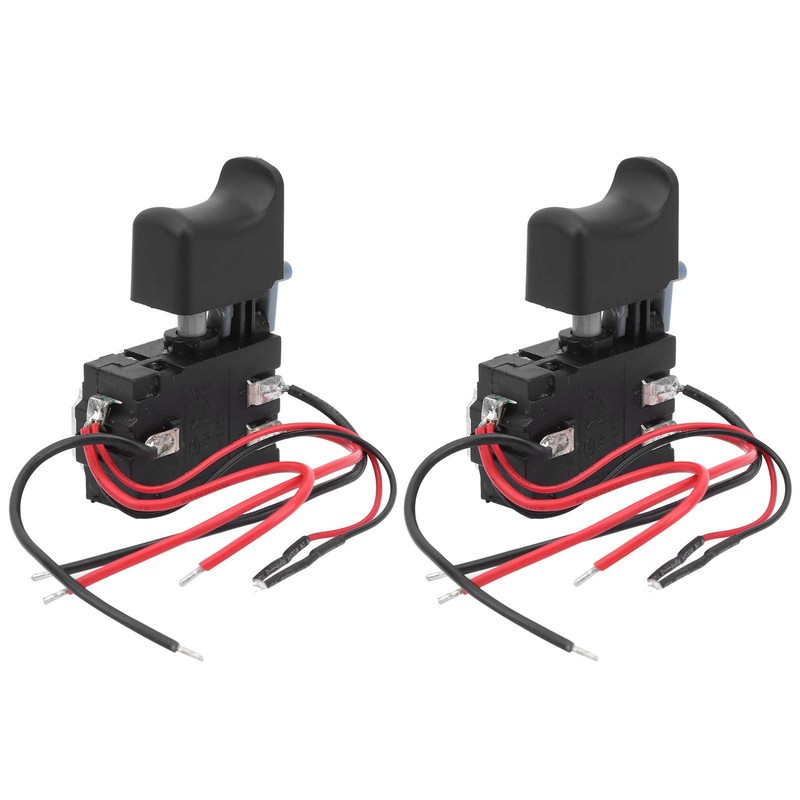 2PCS Electric Drill Switch Speed Control Switch Fixed Gear Speed