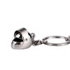 LMJX Axmerdal Exquisite Motorcycle Helmet Titanium Steel Keychain Birthday Gift