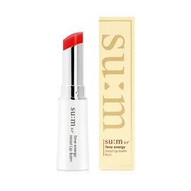 Su:m37 Time Energy Moist Lip Balm – Red / 숨37도 타임 에너지 모이스트 립 밤 - 레드