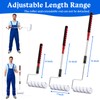 7pcs House Paint Roller Kit, Gesenwin 9 Inch Extendable Roller