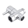 3-Way Shower Diverter with Valve Solid Brass with Chrome Plating