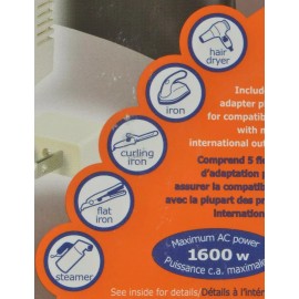 Jensen Power Travel Voltage Converter Kit Converts 220V-240V 110-120V JEN1600