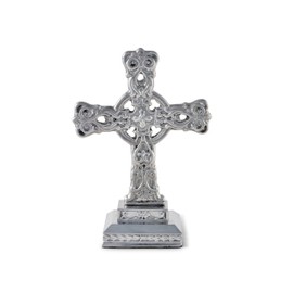 Arthur Court Designs Aluminum Renaissance Christian Faith Cross 7.75 inch Tall