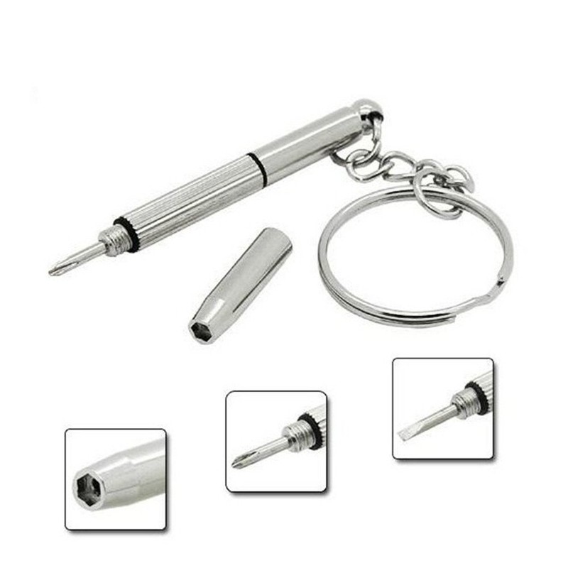 5Pcs Portable Hand Tools Mini 3 in 1 Eyeglass Screwdriver