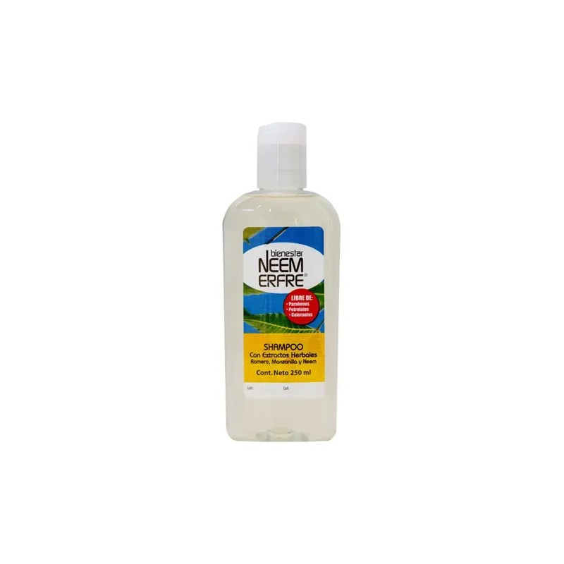 Shampoo Natural Limpieza Profunda Romero Manzananilla Neem