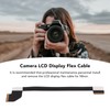 Shaft Rotating LCD Display Screen Hinge Flex Cable Camera Replacement