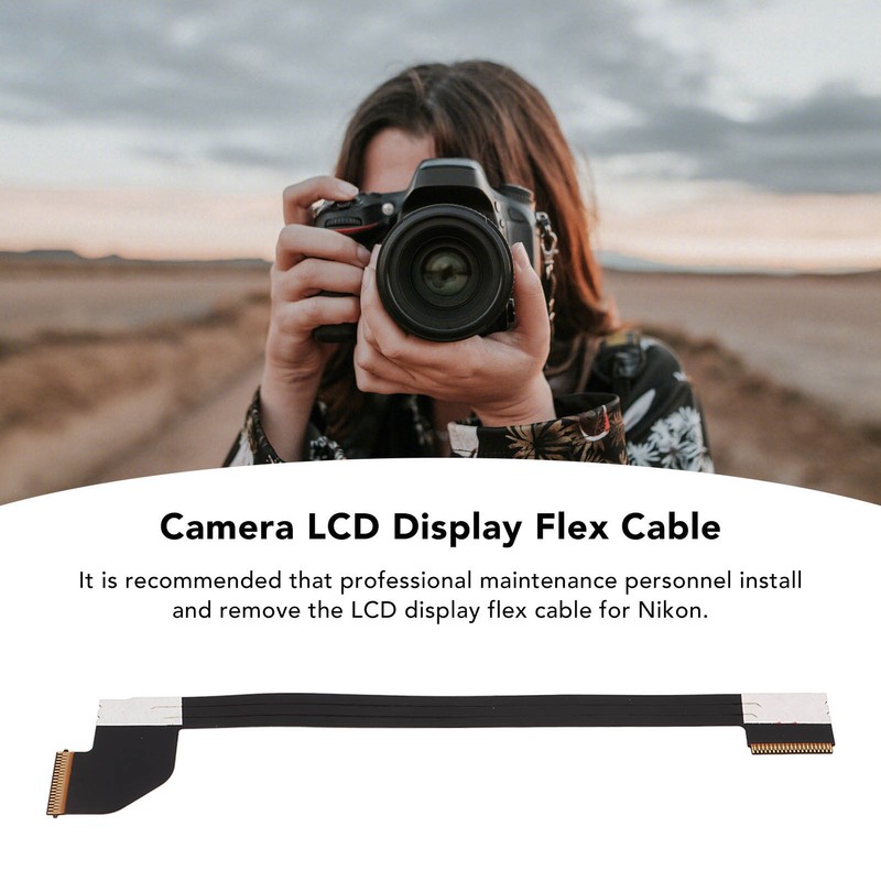 Shaft Rotating LCD Display Screen Hinge Flex Cable Camera Replacement