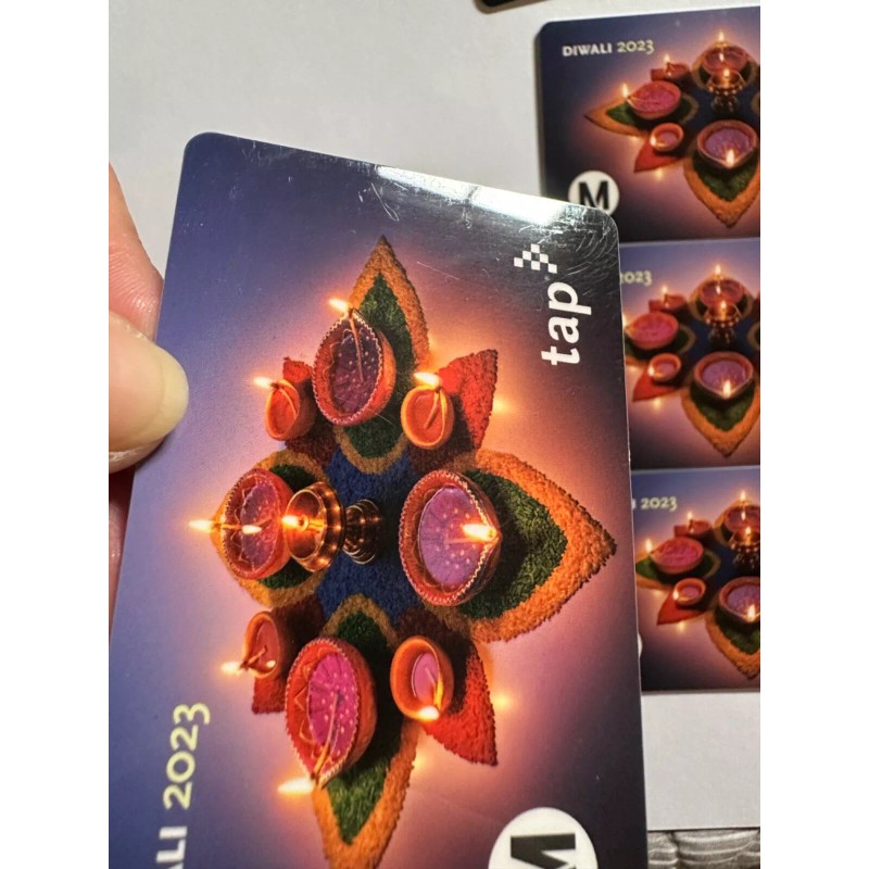 Metro TAP Card Diwali 2023 Bus Subway Transit Limited Edition