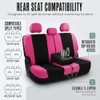 FH GROUP FB030PINK-COMBO Seat Cover Combo Set with Steering Wheel