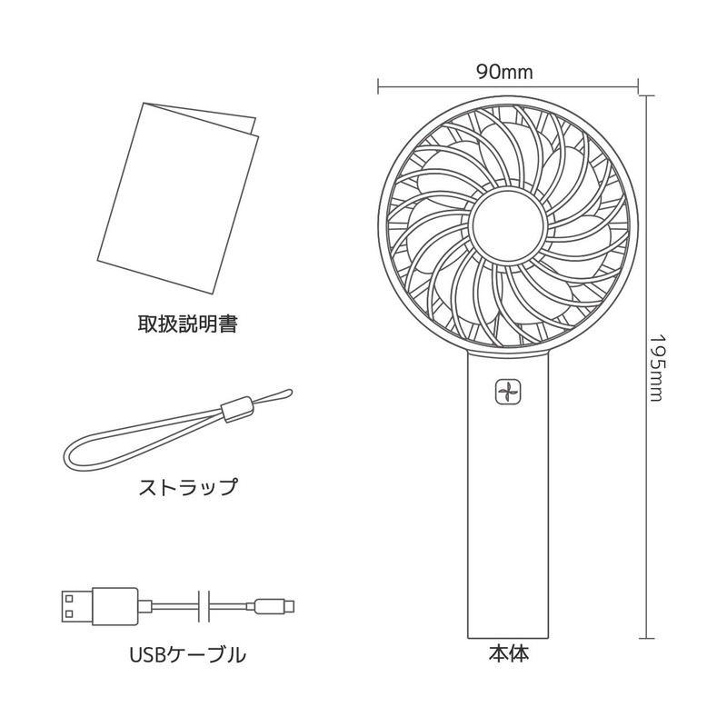 IRIVER LFANHT-190020 PINK BMFC22 Hanshin Tigers Handy Fan STORM MONSTER