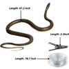 VisTapex Snake Prank with String Clip,Golf Snake Prank,Clip On Snake
