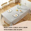 PVC Lace Table Cloth, Clear Waterproof Plastic Table Cover with