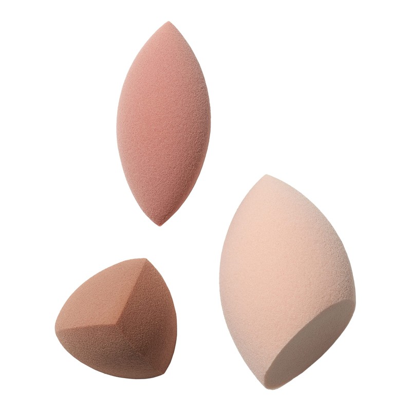 e.l.f. Total sponge set, multi-use make-up sponge set for flawless