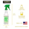 HARRIS Professional Wide Mouth 32oz Empty Spray Bottles for Cleaning