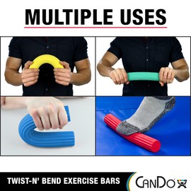 Hand- und Fingertrainer, Cando® Flexibler Übungsstab, Trainingsstab, gelb (sehr leicht)